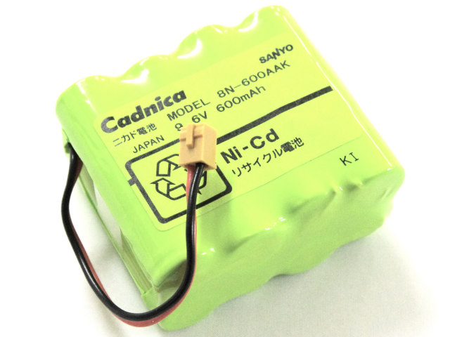 [SANYO MODEL 8N-600AAK]テルモ 輸液ポンプ TE131、TE161他 バッテリーセル交換