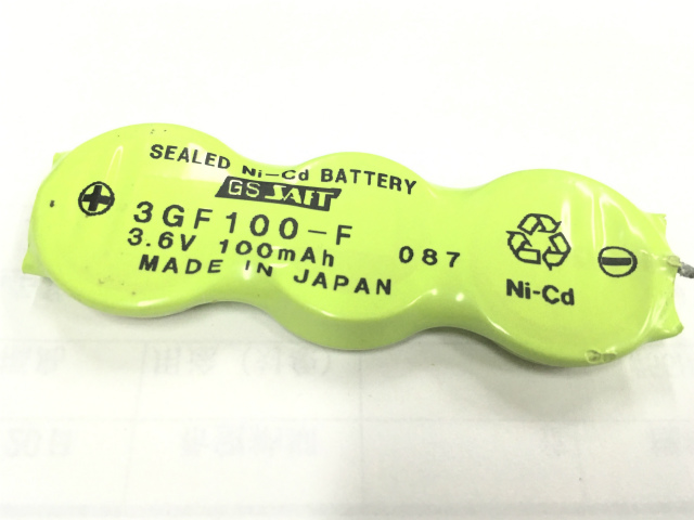 [3GF100-F]GS SAFT リモコン等 バッテリーセル交換