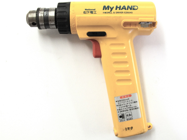 [EZ6040]National Panasonic パナソニック 充電ドリルドライバーMy HANDバッテリーセル交換