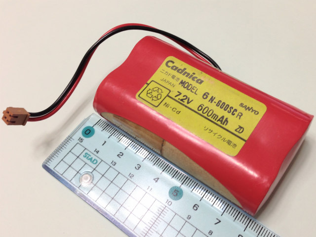 [6N-600SCR]SANYO Cadonica MODEL 6N-600SCR バッテリーセル交換