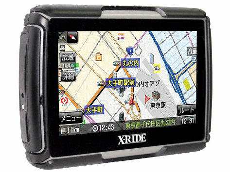 [RM-XR430MC]アール・ダブリュー・シー X-RIDE バイク用ポータブルナビゲーションバッテリーセル交換