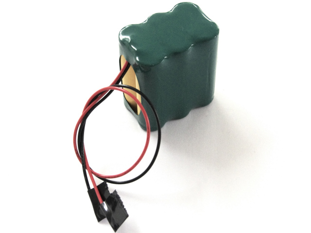 ■SANYO MODEL 6N-600AACL、6N-600AA (Ni-Cd 7.2V/600mAh) 用 二列 20cmリード線出しカスタムバッテリー販売品