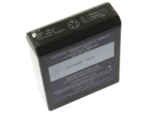 [LWC-L、UBBL01]Ultralife UBBL01 Type LWC-L 8.0AH ポータブル温湿度計他バッテリーセル交換