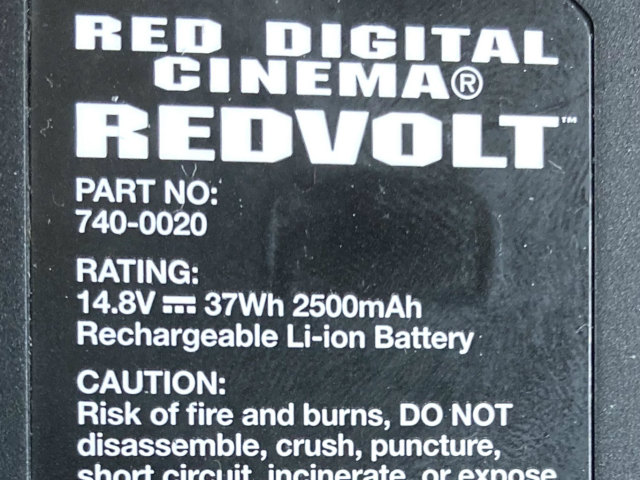 [740-0020]REDVOLT RED DIGITAL CINEMA SCARLET-X バッテリーセル交換[2]