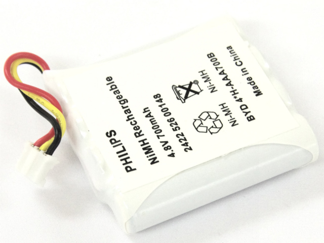[2422 526 00148、BYD 4*H-AAA700B]PHILIPS 2422526 00148、BYD4*H-AAA700B Ni-MHバッテリーセル交換[2]