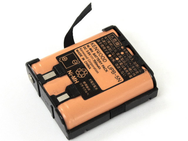 [UPB-5N]ケンウッド トランシーバー DEMITOSS20 UBZ-LJ20 他バッテリーセル交換