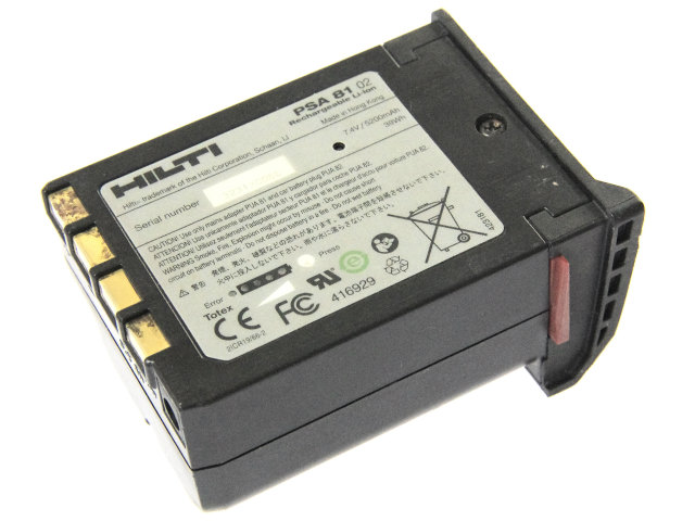 [PSA 81、PSA 81 02、PSA81]ヒルティ 鉄筋探査機 X-scan PS 1000センサー用バッテリーセル交換