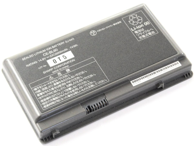 [CE-BL60]シャープ PC-BM10 バッテリーセル交換