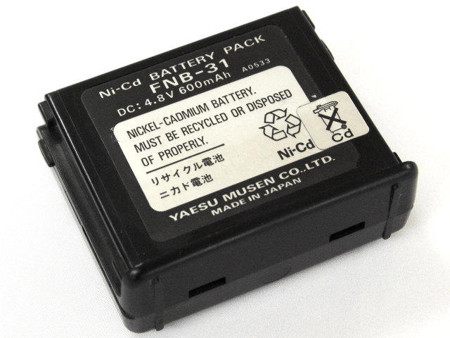 [FNB-31]YAESU 八重洲無線 FT-51、FT-11、FT-41バッテリーセル交換