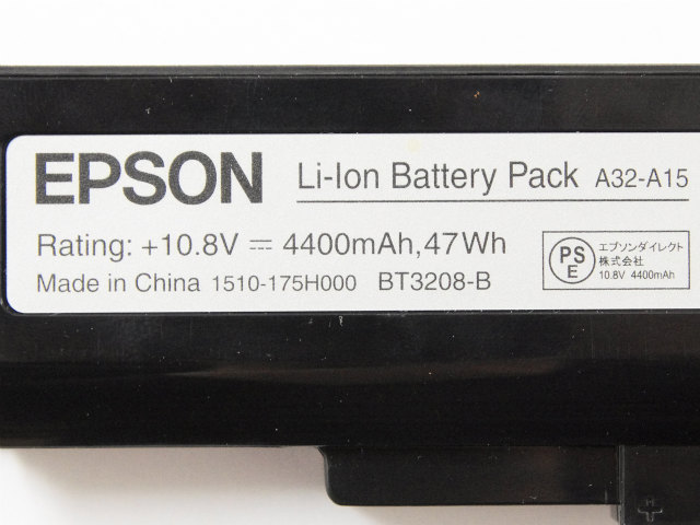 [A32-A15、BT3208-B、1510-175H000]EPSON バッテリーセル交換[4]
