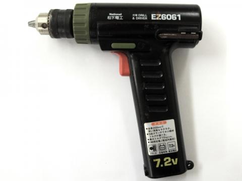 [EZ6061]National Panasonic パナソニック 充電ドリルドライバーバッテリーセル交換